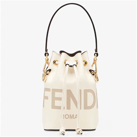 fendi bucket bag white|fendi bucket bags for women.